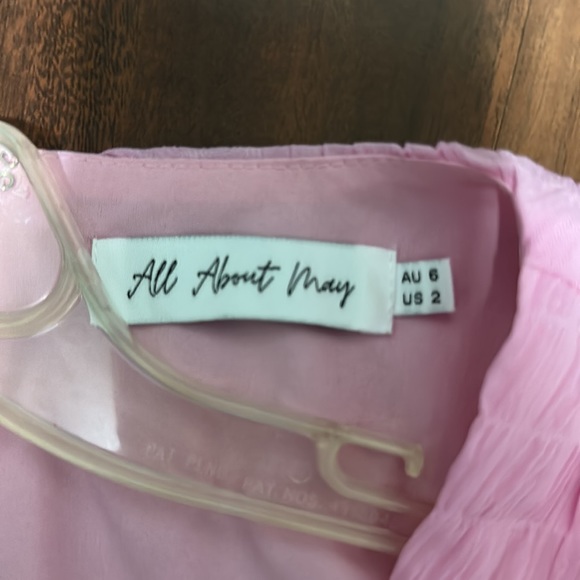 Long Sleeve Pink Mini Dress - Picture 4 of 7